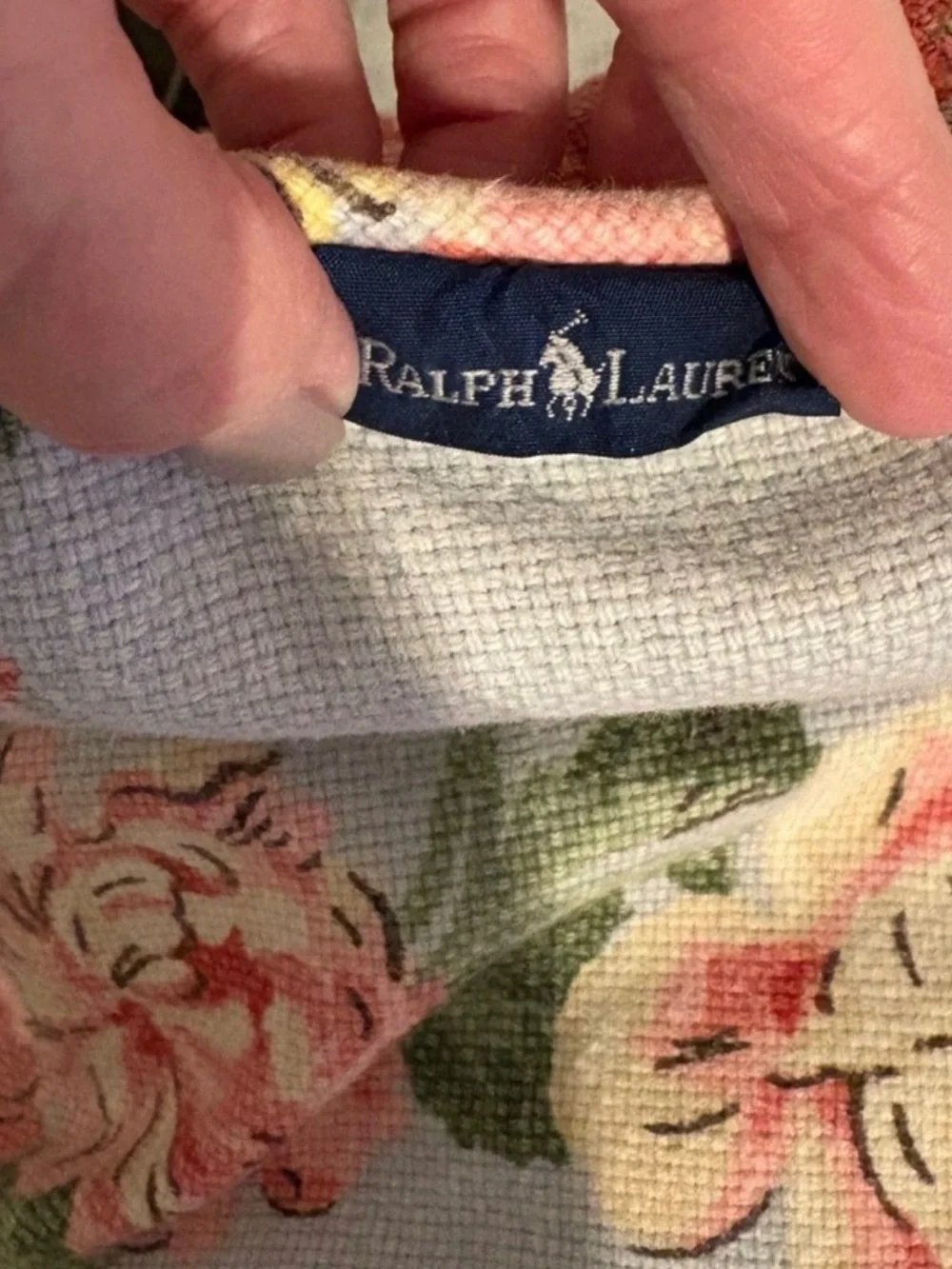 Vintage Ralph Lauren Danielle Cabbage Rose - King Comforter